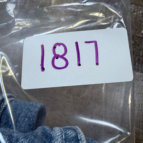 Vintage Osh Kosh Baby Bgosh Overalls Toddler Size 12 Months Blue Denim Vestbak - Picture 3 of 6